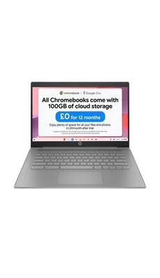 HP Chromebook 14a-ne1000na Intel Celeron N4500 35,6 cm (14 pulgadas) HD 4 GB LPDDR... - Imagen 1 de 4