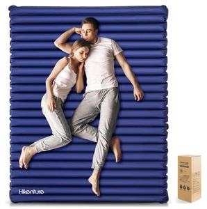 Hikenture Double Sleeping Pad for Camping, Ultralight 4" Thick Camping Mattress - Picture 1 of 6