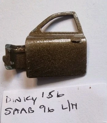 Dinky Toys 156 Saab 96 ORIGINAL left door ONLY spare part - Image 1 of 2