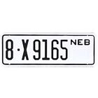  United States Nebraska Base Trailer License Plate 8-X9165