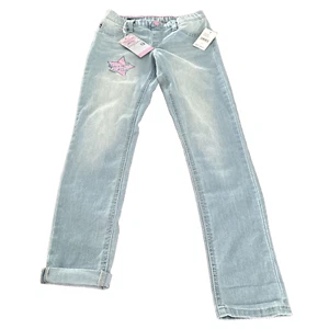 NEW OLD STOCK Vigoss Skinny Jeans Girls 12  Distressed Stretch Regular Rise - Picture 1 of 11