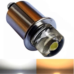 P13,5S Ersatz LED 3 Volt Taschenlampe Birne Lampe Glühbirne 6000K weiss weiß - Picture 1 of 2