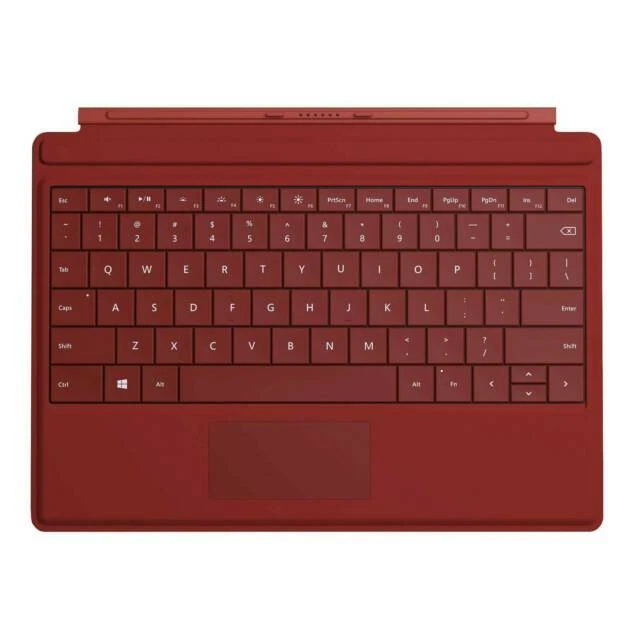 Microsoft A7Z00005 Keyboard Type Cover for Microsoft Surface 3 - Red