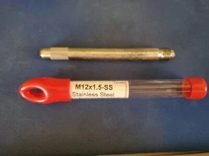 M12x1.5 REVERSE lug guide tool. Non-abrasive knurl Stainless . Made in USA. - Picture 1 of 1