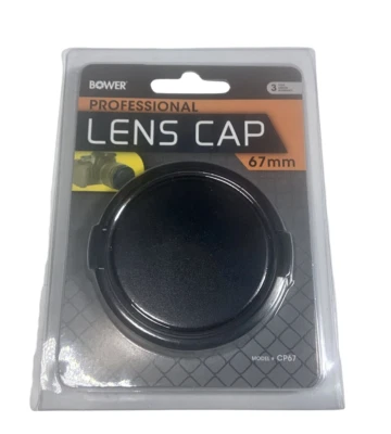 Bower 67mm Snap on Lens Cap for Nikon Canon Sony Tamron Lens   - Image 1 of 3