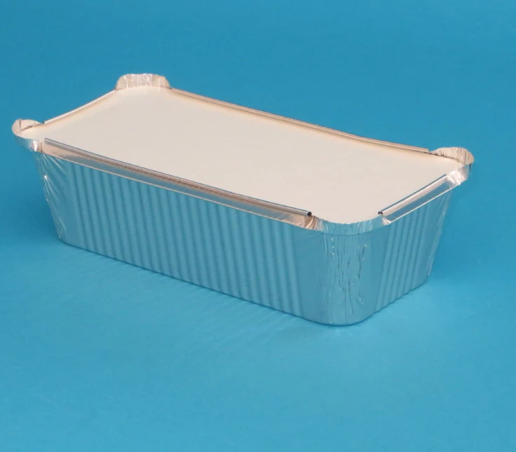 500 Kartondeckel alukaschiert für Aluschale Nudel Lasagneschale R14l 218x113mm - Bild 1 von 1