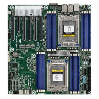 ASRock Rack ROME2D16-2T Server Motherboard Dual Socket SP3 AMD EPYC 7002 7003 - Image 1 of 4
