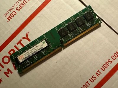 Hynix 1GB 2Rx8 PC2-5300U-555-12 HYMP512U64CP8-Y5 AB-C 0708 Memory RAM Stick - Image 1 of 2