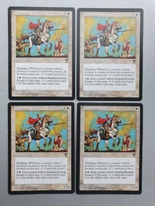 Knight of Valor x4 Playset, MTG Visions (1997), Common White Creature NM - Picture 1 of 2