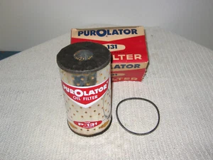 Vintage Purolator Oil Filter P-131 Chevrolet V-8 1956-1957 Chevy PM-11 - Picture 1 of 2
