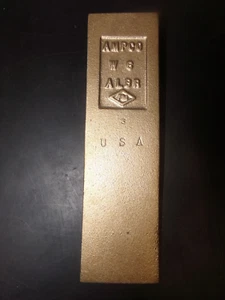 AMPCO SAFETY W6 ALBR TOOL WEDGE NON-SPARKING NON-MAGNETIC CORROSION RESISTANT(C) - Picture 1 of 5