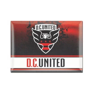 DOS (2) IMANES METÁLICOS DC UNITED, 2,5" X 3,5" DE WINCRAFT - Imagen 1 de 1