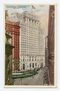 Cunard Building in Bowling Green, NY Color  Postcard - Picture 1 of 2