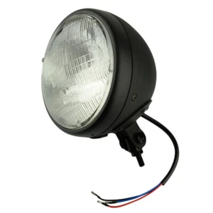 Faro de motocicleta grande de 7" para montaje inferior foco personalizado transparente para Harley - Imagen 1 de 8
