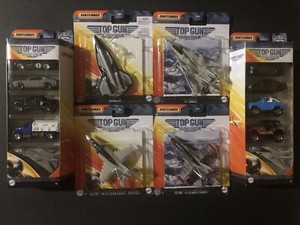 Matchbox Top Gun Maverick Darkstar, F-14 Tomcat, F/A-18 Super Hornet 4 + 5 Packs