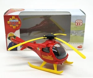 Dickie Toys Fireman Sam Helicopter Wallaby Red size 3" in Box Package - Picture 1 of 4