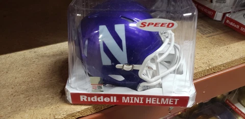 NORTHWESTERN WILDCATS 2022  SPEED  MINI HELMET RIDDELL NEW IN BOX Cover