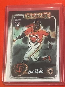 2024 TOPPS X SPOTLIGHT ANDY FRIEDMAN MARCO LUCIANO ROOKIE FIRST LIGHT GIANTS - Picture 1 of 2