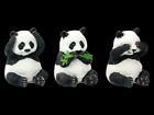 Drei weise Panda Figuren - Nichts Bses - niedliche Bren Brenkinder Dekostatue