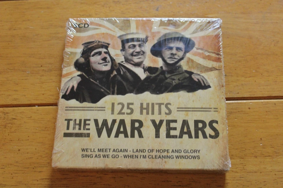 Various Artists 125 Hits The War Years 5 CD Slipcase Set Factory