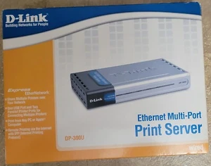 D-Link Ethernet Multi-Port print Server - Picture 1 of 2