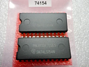 74LS154, IC de 24 pines, X2 NUEVO, de tubos, envío rápido, ¡VENDEDOR DE EE. UU.! - Imagen 1 de 4