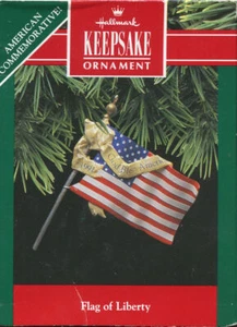 Hallmark Ornament 1991 Flag of Liberty Ornament American Commentative  - Picture 1 of 4