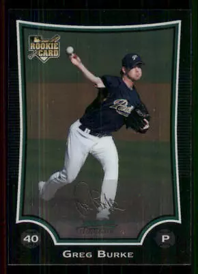 2009 Bowman Chrome #103 Greg Burke RC - Image 1 of 2