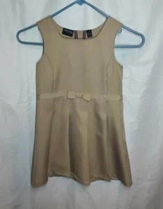 Nautica School Uniform Girl's Sleeveless Dress- Large Regular 6 NWOT B49 - Picture 1 of 3