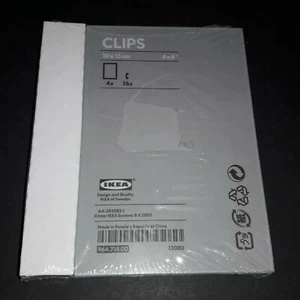 New IKEA CLIPS 4"x6" Borderless Glass Picture Frames 4-Pack AA-203583-1 - Picture 1 of 4