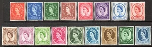 GB QE2 1960 Complete Wilding Phosphor set UM MNH 17 stamps sg610 -sg618a - Picture 1 of 1
