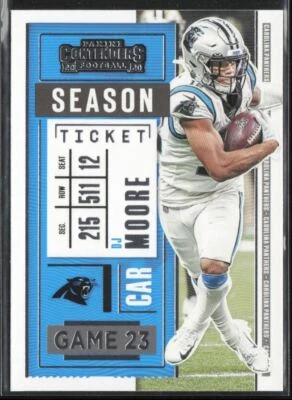 2020 Panini Contenders #89 DJ Moore Carolina Panthers - Image 1 of 2