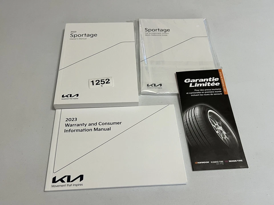 2023 KIA SPORTAGE OWNERS MANUAL X-PRO EX X-LINE SX LX PRETIGE SPORT I4NAVIGATION - Image 1 of 1