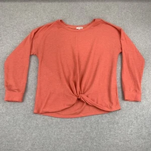 Camisa suéter rosa manga larga para mujer talla grande. Sombra de ojos. - Imagen 1 de 8