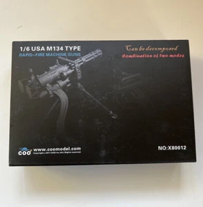 Coo Model : X80012 - 1:6 scale USA M134 type rapid fire machine guns NIB Sealed - Picture 1 of 12