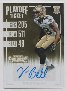 VONN BELL 2016 PANINI CONTENDERS PLAYOFF TICKET AUTOGRAPH ROOKIE RC /199 SAINTS - Bild 1 von 1