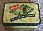 Sharpes Rum & Butter Toffee Candy Tin Antique Vintage England