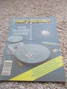 VINTAGE 1985 MILWAUKEE BREWERS WHAT'S BREWING MAGAZINE - Picture 1 of 1