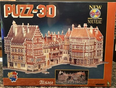 Alsace, 3D Puzz, 3D Puzzle French brand new sealed 3d 959 pieces wrebbit   NIB. - Image 1 of 4