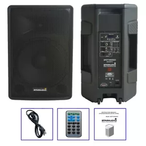 15" Active Power PA Speaker Audio Studio Power Speaker Pro Stage TWS Loudspeaker - Picture 1 of 24