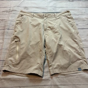Simms Shorts Solarflex Fishing Cargo Angler Camping Hiking Beige Men's Size XL - Picture 1 of 15