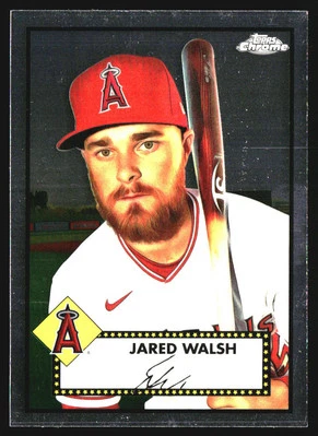Jared Walsh 2021 Topps Chrome Platinum Anniversary #258 Los Angeles Angels - Image 1 of 2