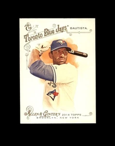 2014 Topps Allen & Ginter #185 Jose Bautista Toronto Blue Jays - Picture 1 of 2