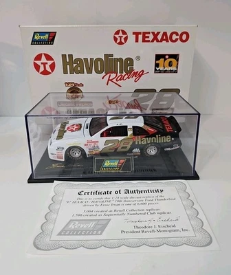 REVELL Ernie IRVAN #28 德克萨斯/哈沃林 10 周年纪念 1997 年福特雷鸟 — 第 1/4 张图片