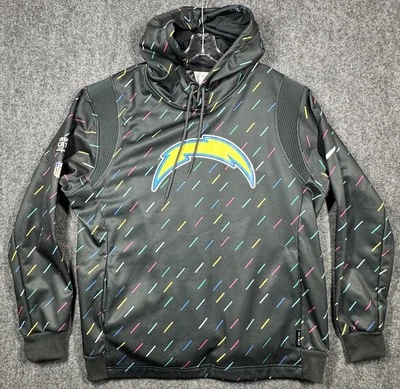 Los Angeles Chargers NFL Crucial Catch Nike On Field Hoodie Sweatshirt Mens XXL - Image 1 of 4