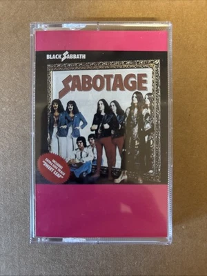 Black Sabbath - Sabotage - Cassette Tape  1975 - Image 1 of 4