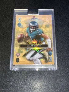 2024 Wild 5-Card Draw Jalen Hurts Cam Ward Back to Back 1/1 Gold - Bild 1 von 2