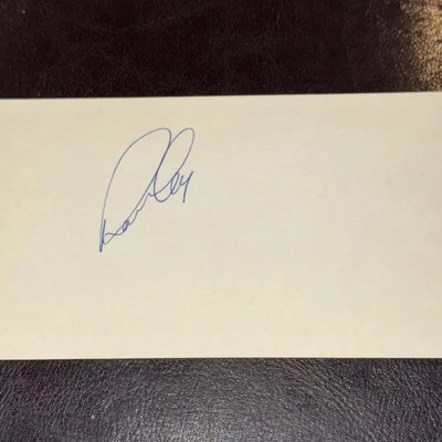 Ron Cey Autographed Signed 3x5 Index Card - Image 1 of 4