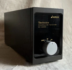 Technics SH-305MC Amorphous MC Transformer audio equipment Working black JP - Picture 1 of 8
