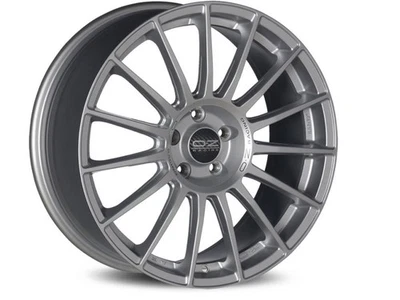 Cerchio in Lega OZ Superturismo LM 8x18 ET45 5x114,3 Matt Race Silver Black Lett - Imagen 1 de 2